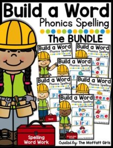 Building words using phonics skills