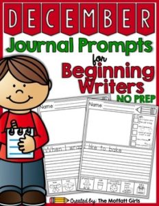 December Journal Prompts for Beginning Writers