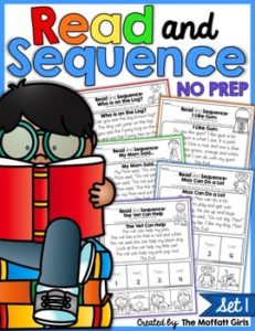 Read and Sequence Set 1 NO PREP Packet