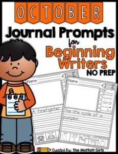 October Journal Prompts for Beginning Writers