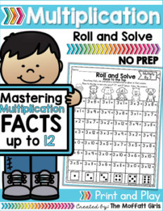 Multiplication: Roll and Solve