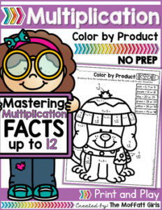 Multiplication: Color by Product