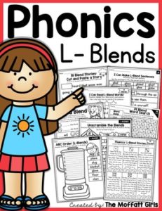 Phonics L-Blends NO PREP Packet