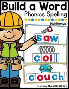 Phonics Build a Word (Diphthongs)