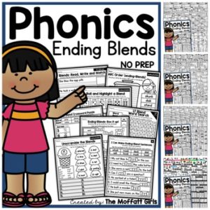 Phonics Ending Blends NO PREP Packet