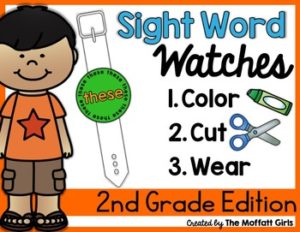 Second Grade Sight Word Watches
