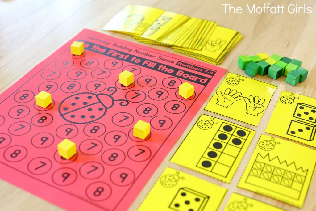 Help students master number concepts using common patterns and number combinations with the Subitizing Spring Edition NO PREP Packet. This is the perfect foundation for addition and subtraction.