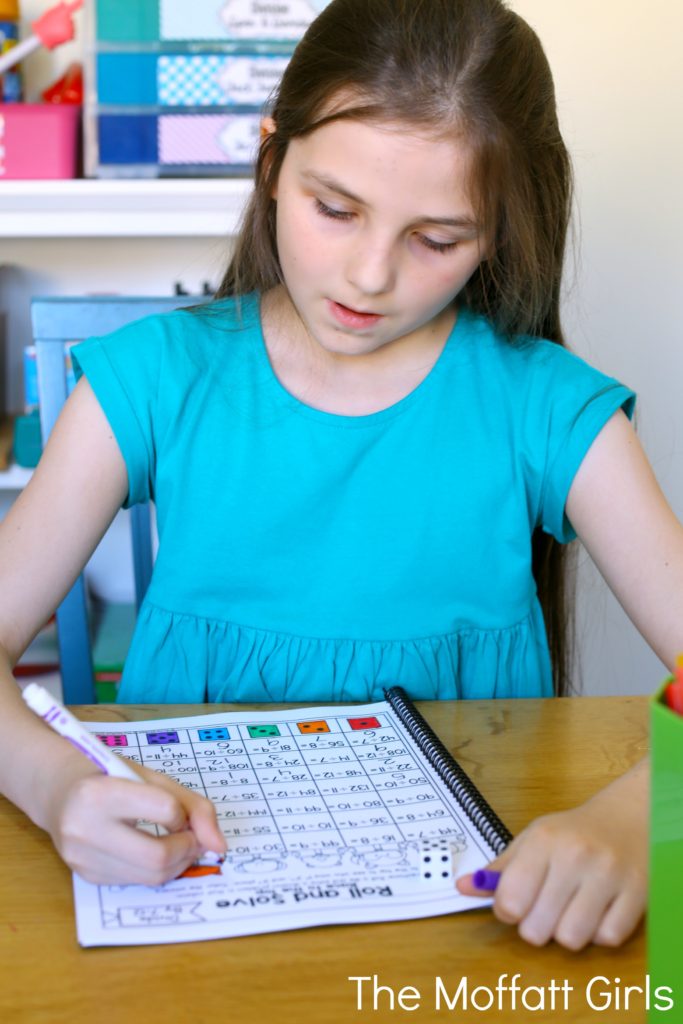 Roll and Solve Division Game! Plus, learn 8 other effective ways to teach Division Facts. If students can master the basics, all other math concepts are so much easier to learn. Check out these engaging, effective and fun ways to build strong foundational skills for future learning.