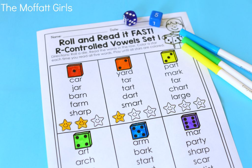 Bossy R words can be tricky for beginning readers to learn. These NO PREP packets teach r-controlled vowels in a variety of ways!