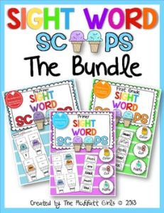 Sight Word Scoops
