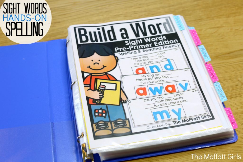 Build-a-Word Pre-Primer Sight Words