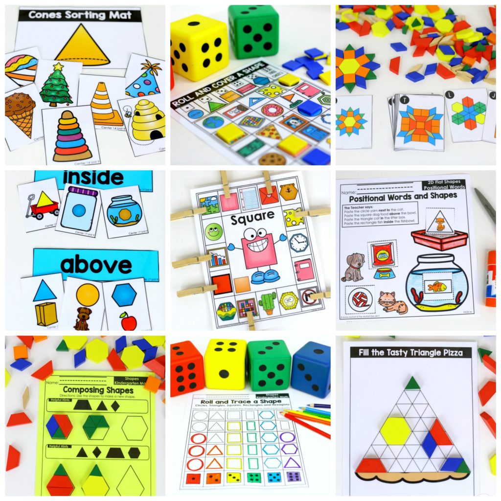 Kindergarten Math, Common Core Math, Kindergarten, shapes, patterns