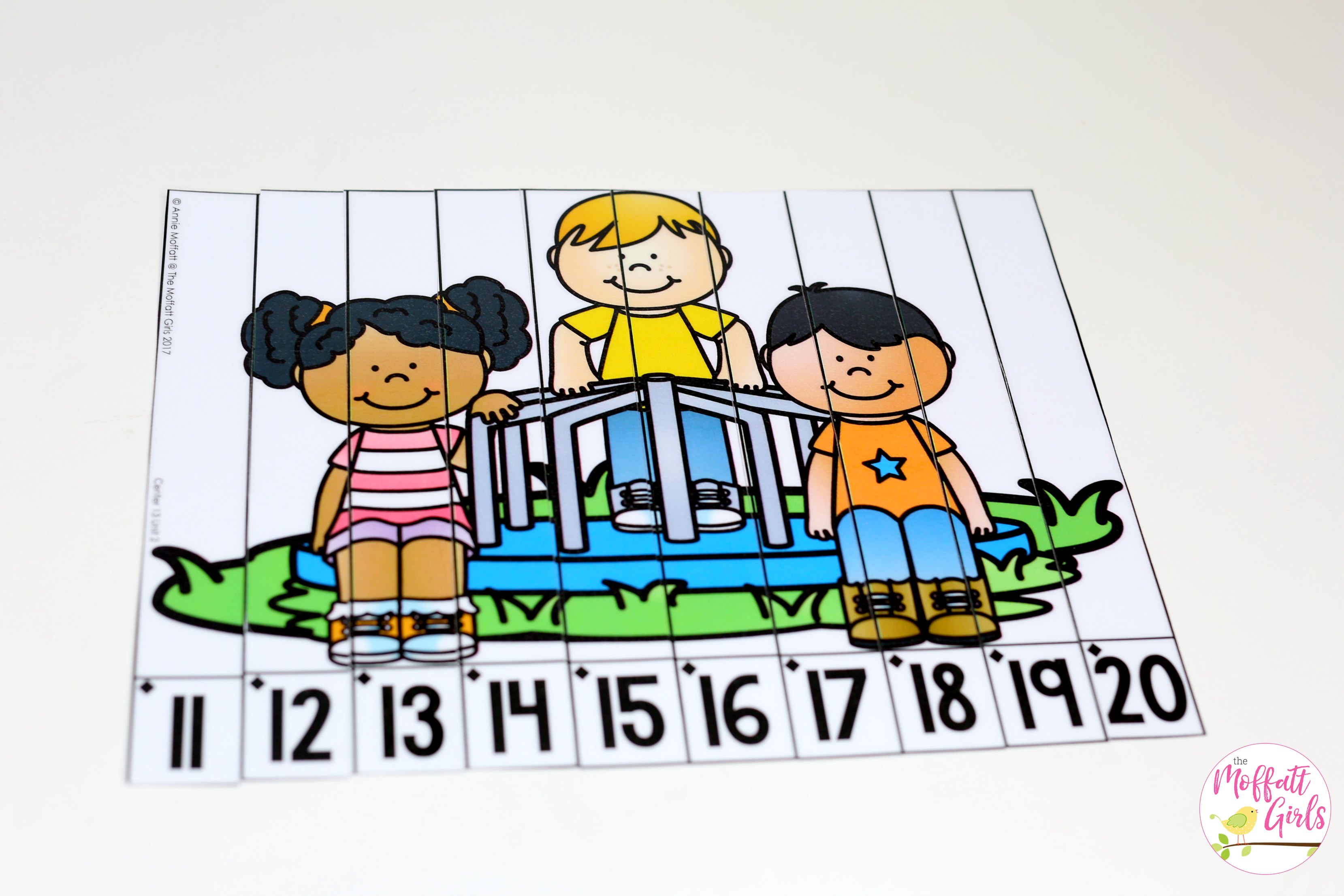 Number Puzzles Recess Kindergarten Math