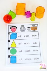 3D shapes, Kindergarten, Math, Kindergarten Math, math games, shapes, sorting,