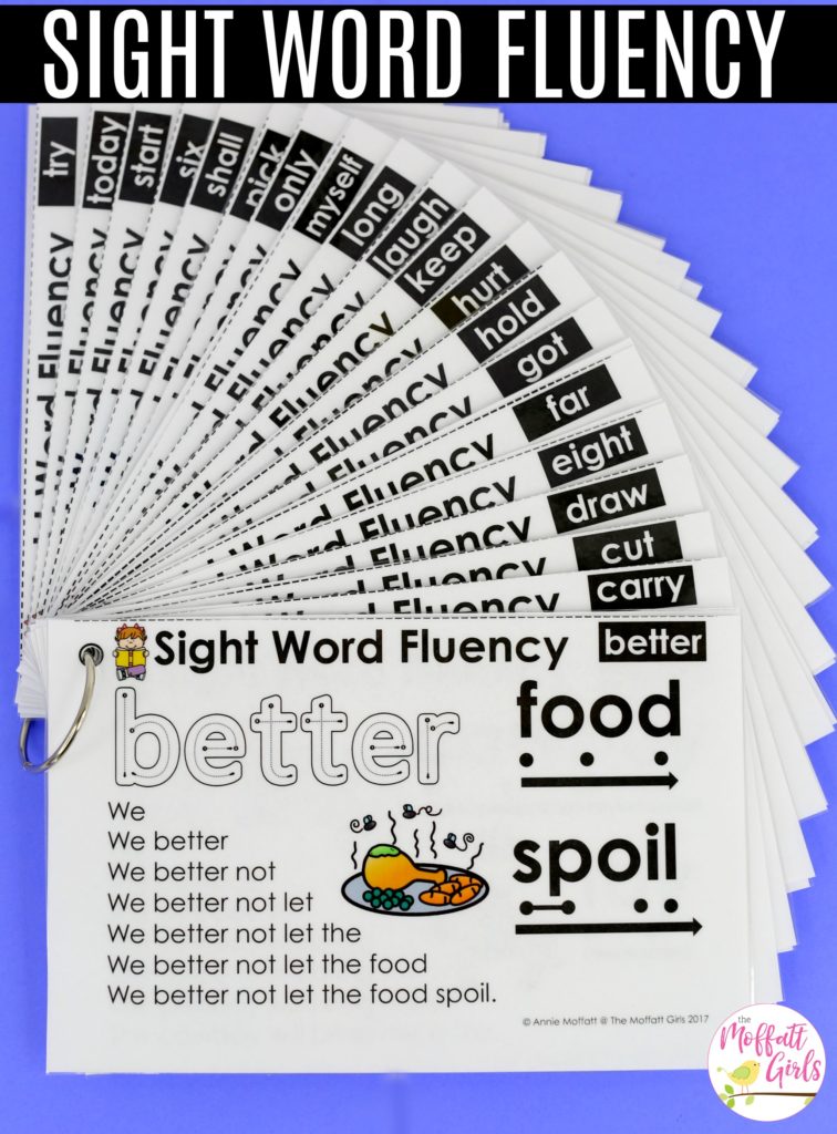 Sight Word Fluency Pyramid Sentences- These simple sentences use third grade sight words along with phonics skills to help build reading confidence in beginning and struggling readers.