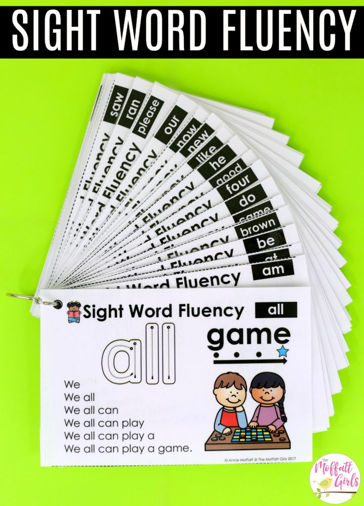 Sight Word Fluency Pyramid Sentences- These simple sentences use primer sight words along with phonics skills to help build reading confidence in beginning and struggling readers.