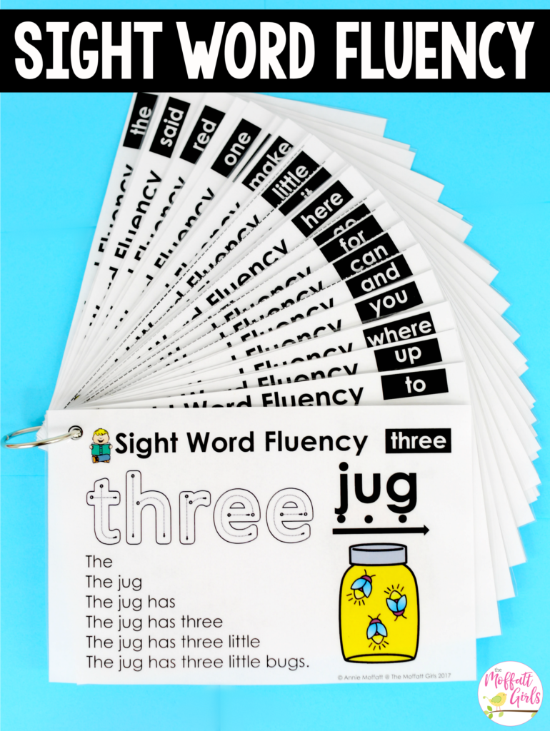 Sight Word Fluency Pyramid Sentences- These simple sentences use pre-primer sight words along with basic phonics skills to help build reading confidence in beginning and struggling readers.