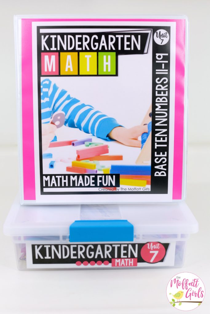 Easy way to organize your classroom math centers!