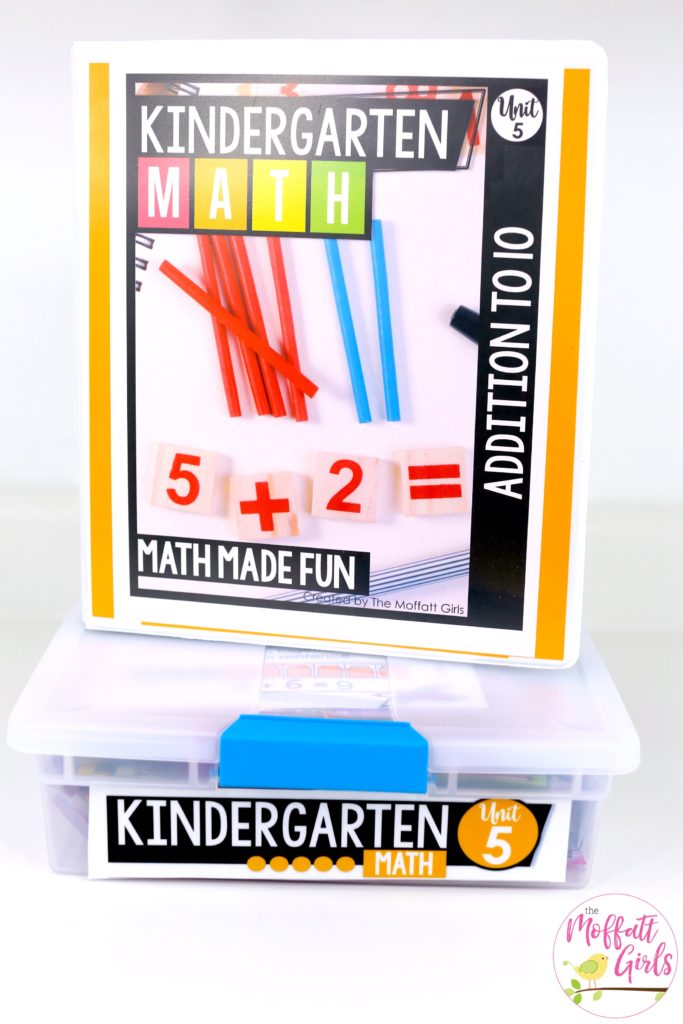 Simple and easy way to organize your Math Centers!