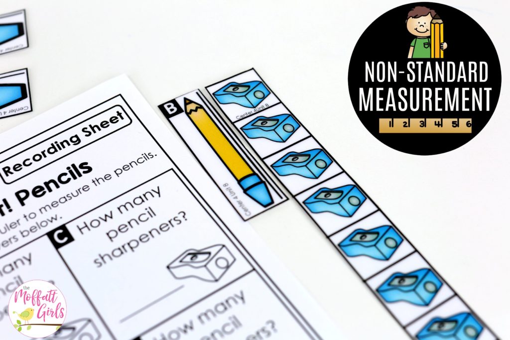 Let's Measure it! Pencils: This fun Kindergarten Math activity helps students measure items and analyze data in a hands-on way!