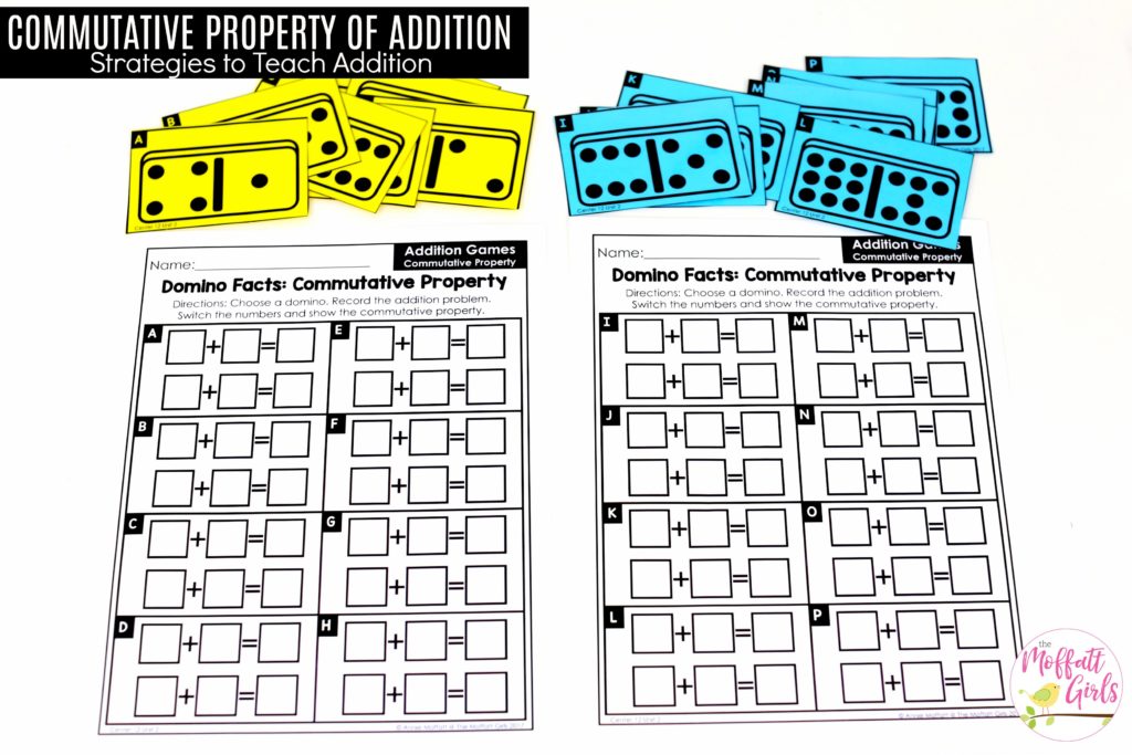 Domino Facts: This fun 1st Grade Math activity helps students practice addition in a hands-on way!