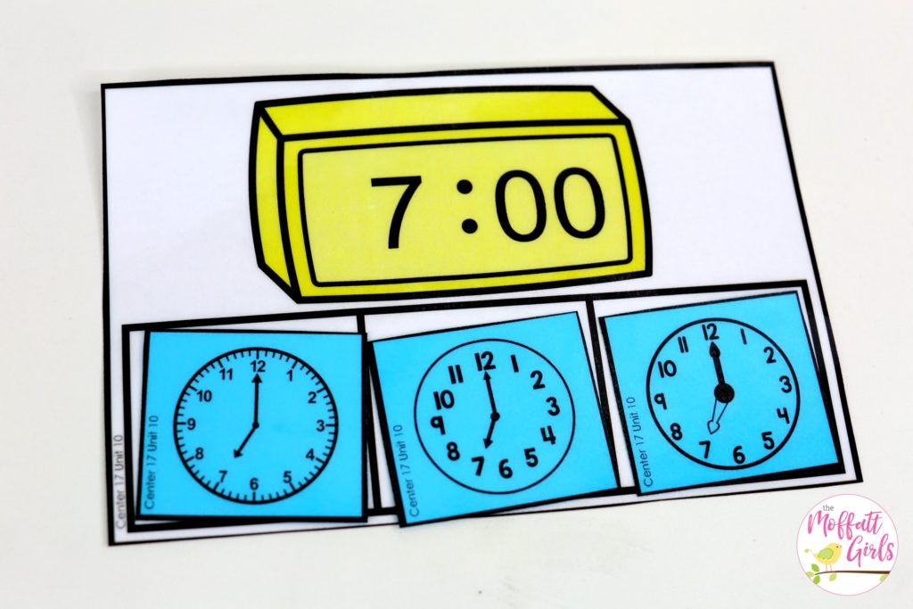 Sort the Clocks: This fun Kindergarten Math activity helps students tell time in a hands-on way!