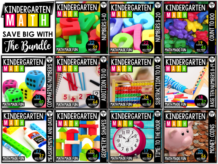 These units allow for critical thinking, use of manipulatives, fun and engaging practice pages, and interactive centers that are sure to keep your students wanting more math!