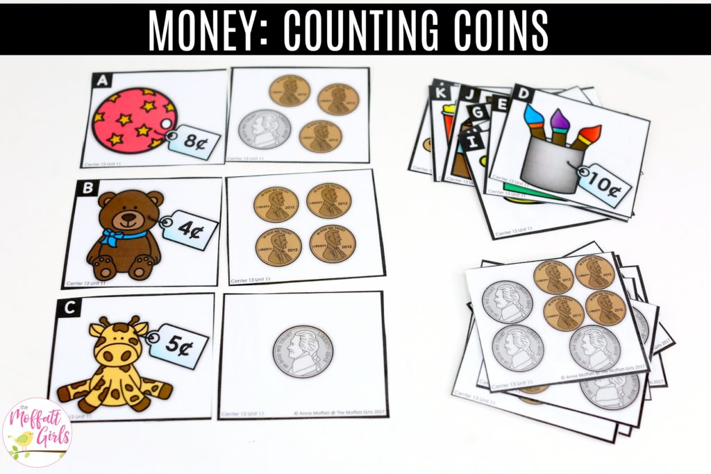 Toy Shopping: This fun Kindergarten Math activity helps students identify and count money in a hands-on way!