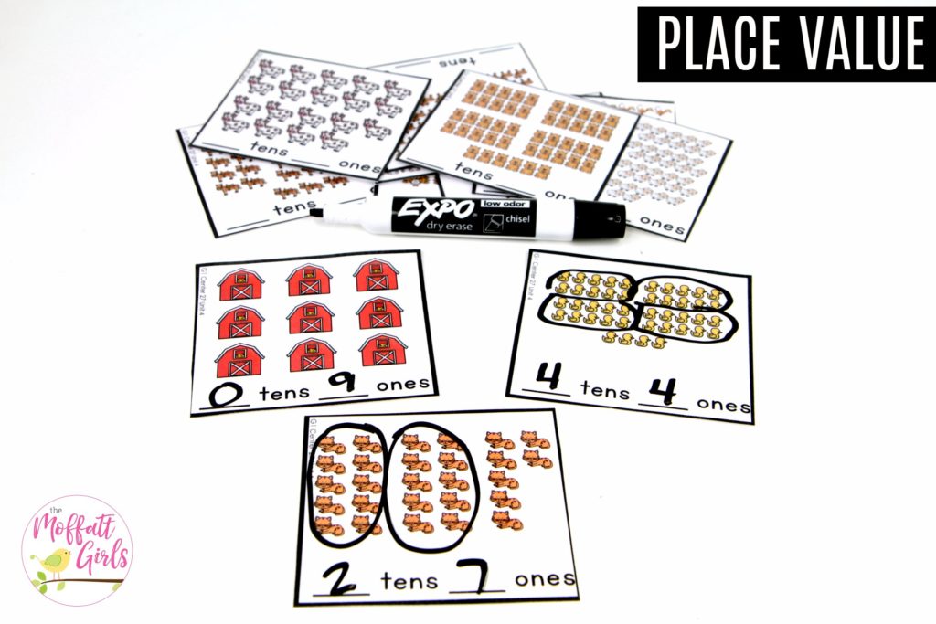 Finding Sets of 10: This fun 1st Grade Math activity helps students understand place values and the meaning of a number in a hands-on way!