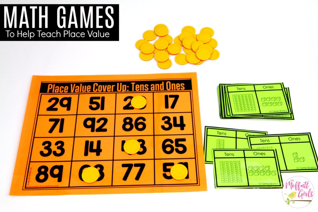Place Value Cover Up: This fun 1st Grade Math activity helps students understand place values and the meaning of a number in a hands-on way!