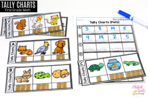 Tally Charts for first Grade Math