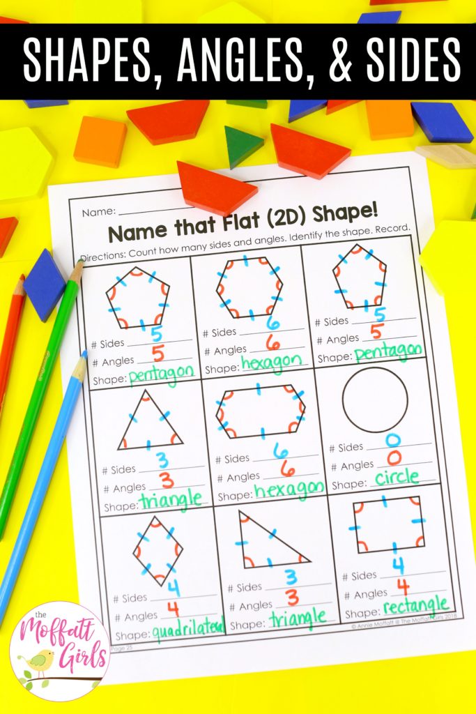 Teach Geometry and Fractions with fun, hands-on activities and worksheets. Make math fun!