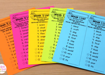 2nd Grade Spelling Packets (Curriculum)